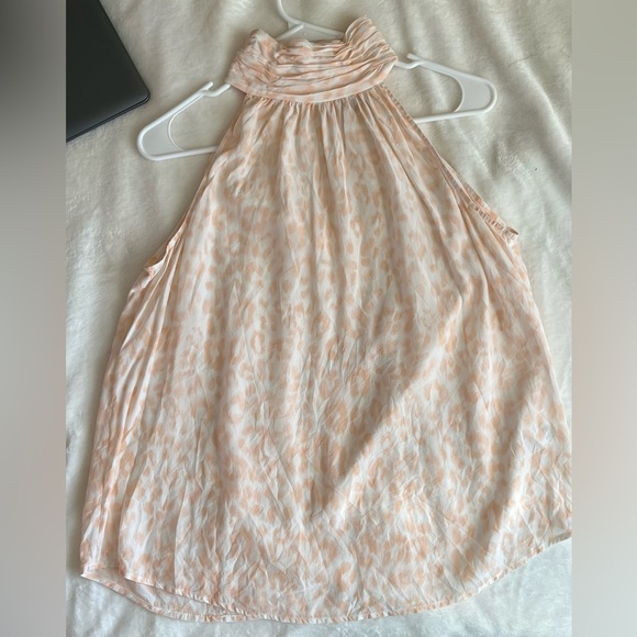 Joie 100% Silk Orange Women’s High Neck Sz S - Picture 4 of 8